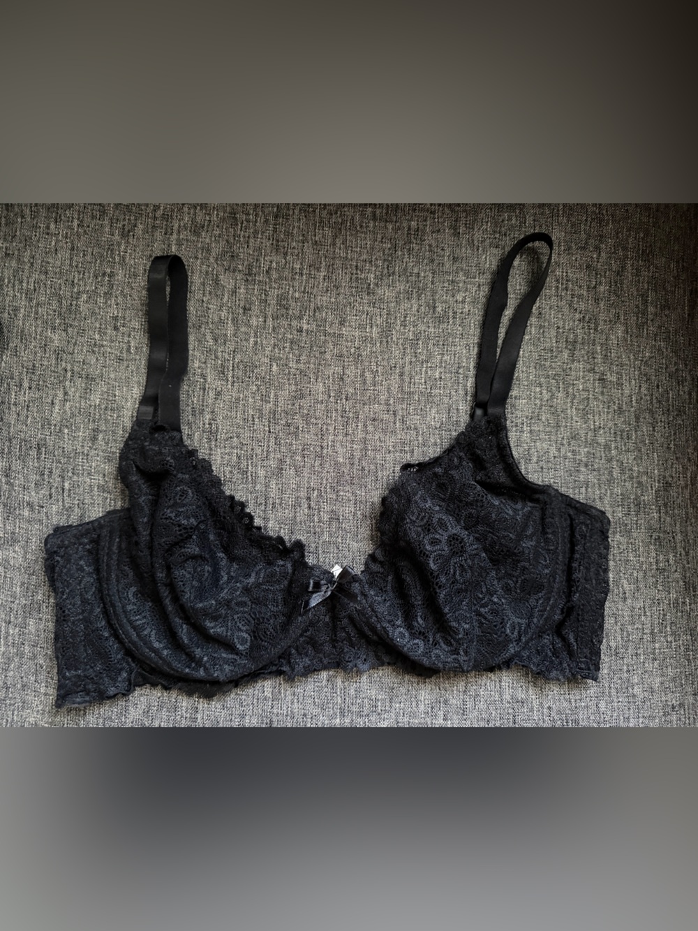 Heritage Black Lace Underwire Bra